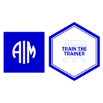 AIM and train the trainer logos
